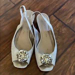 Anne Klein jewel flats